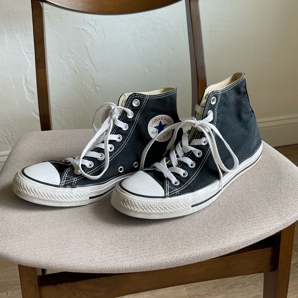 Black Hightop Converse